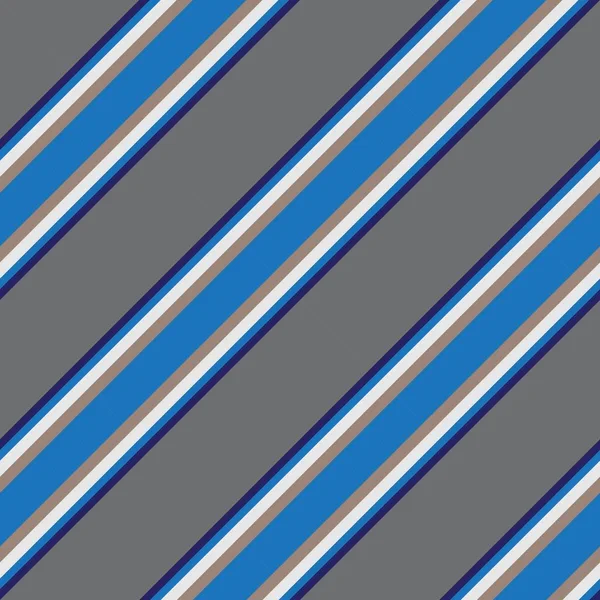 Blu Diagonale Strisce Senza Cuciture Modello Sfondo Adatto Tessuti Moda — Vettoriale Stock