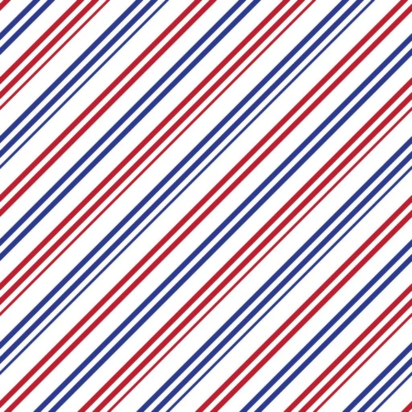 Rote Und Blaue Diagonal Gestreifte Nahtlose Muster Hintergrund Geeignet Für — Stockvektor