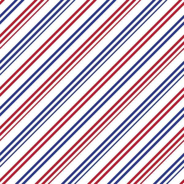 Fondo Patrón Inconsútil Rayado Diagonal Rojo Azul Adecuado Para Textiles — Vector de stock