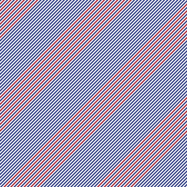 Red Blue Diagonal Striped Seamless Pattern Background Suitable Fashion Textiles — Stock Vector