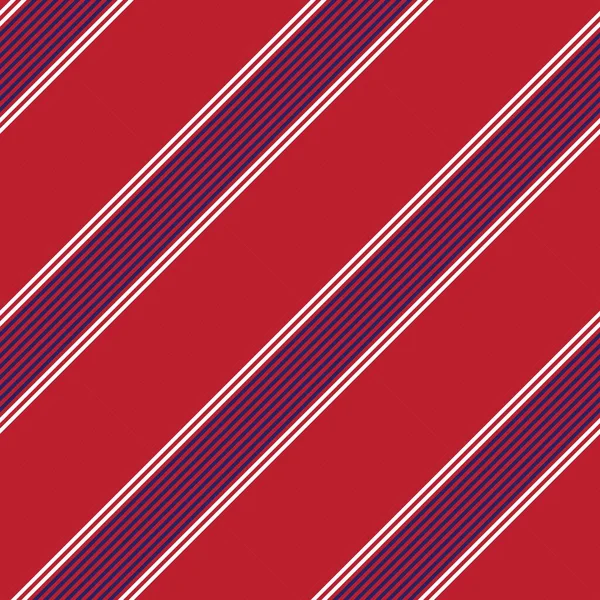 Fondo Patrón Inconsútil Rayado Diagonal Rojo Azul Adecuado Para Textiles — Vector de stock