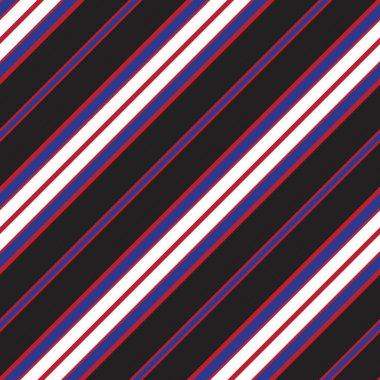Moda tekstili ve grafikleri için uygun kırmızı ve mavi köşegen çizgili dikişsiz arkaplan