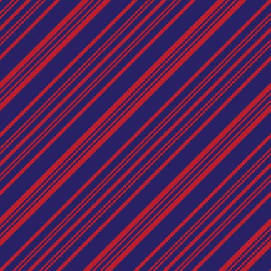 Moda tekstili ve grafikleri için uygun kırmızı ve mavi köşegen çizgili dikişsiz arkaplan
