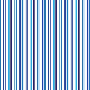 Moda tekstil ve grafikleri için uygun mavi dikey çizgili dikişsiz arkaplan