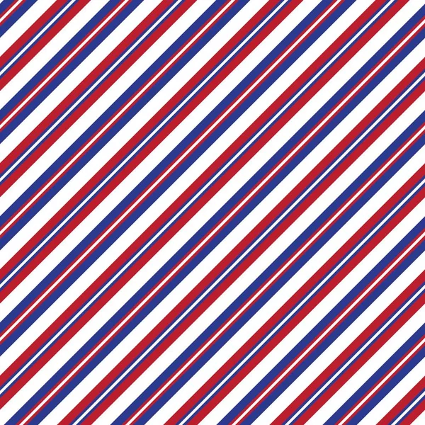 Красный Синий Диагонали Полосатый Бесшовный Фон Узор Подходит Моды Текстиля — стоковый вектор