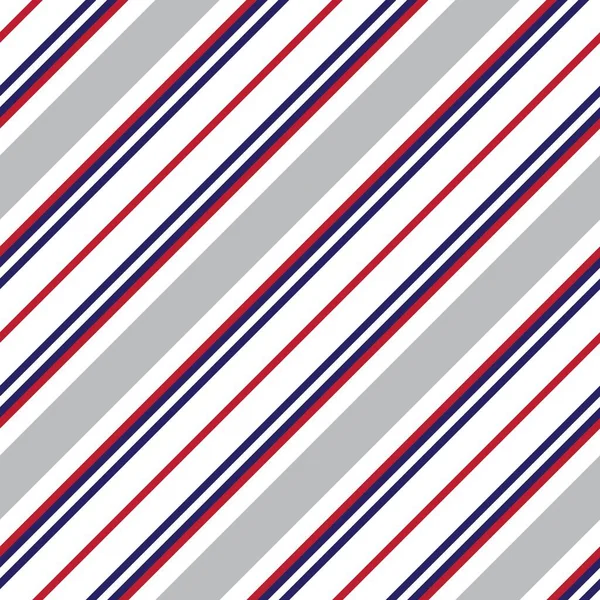 Red Blue Diagonal Striped Seamless Pattern Background Suitable Fashion Textiles — Stock Vector