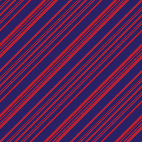 Rosso Blu Diagonale Strisce Senza Cuciture Modello Sfondo Adatto Tessuti — Vettoriale Stock