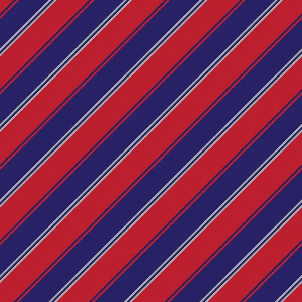 Fondo Patrón Inconsútil Rayado Diagonal Rojo Azul Adecuado Para Textiles — Archivo Imágenes Vectoriales