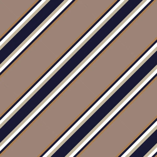 Fondo Sin Costuras Rayado Diagonal Marrón Topo Adecuado Para Textiles — Vector de stock