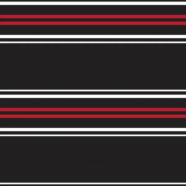 Красный Горизонтальный Полосатый Бесшовный Фон Шаблона Подходит Моды Текстиля Графики — стоковый вектор