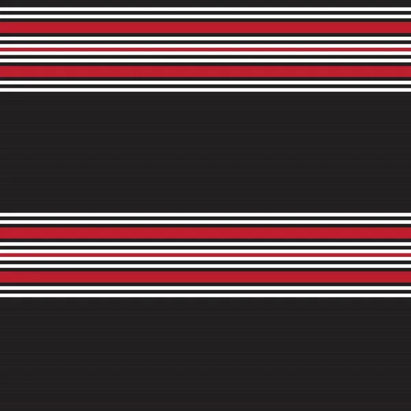 Fondo Patrón Inconsútil Rayado Horizontal Rojo Adecuado Para Textiles Moda — Vector de stock