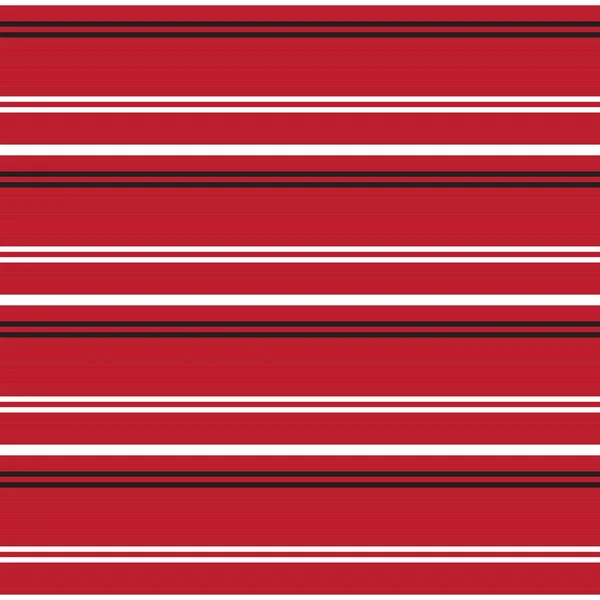 Red Horizontal Striped Seamless Pattern Background 그래픽 — 스톡 벡터