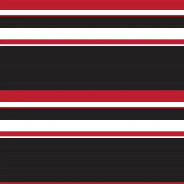 Red Horizontal Striped Seamless Pattern Background 그래픽 — 스톡 벡터