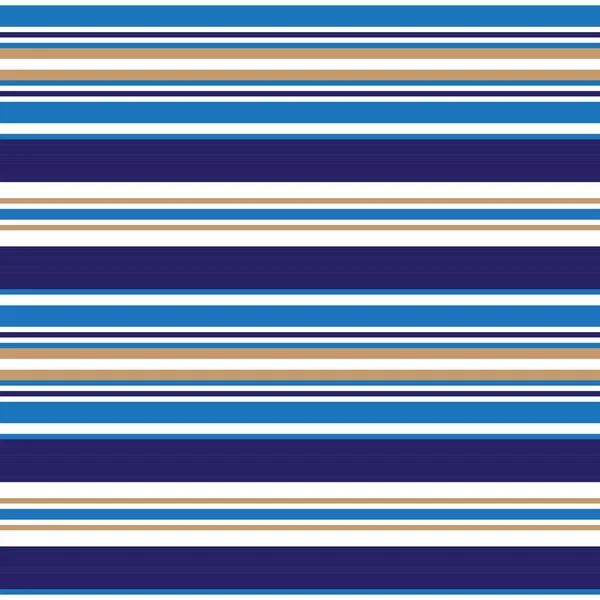 Niebieski Poziome Paski Bezszwowe Tło Wzór Nadaje Się Mody Tekstyliów — Wektor stockowy