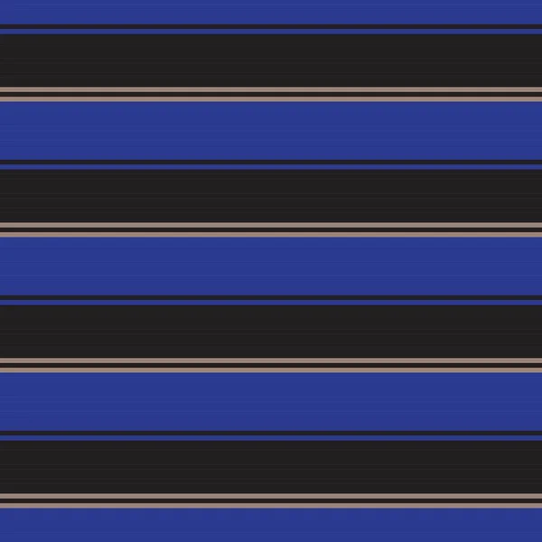 Blue Horizontal Gestreifte Nahtlose Muster Hintergrund Geeignet Für Modetextilien Grafiken — Stockvektor