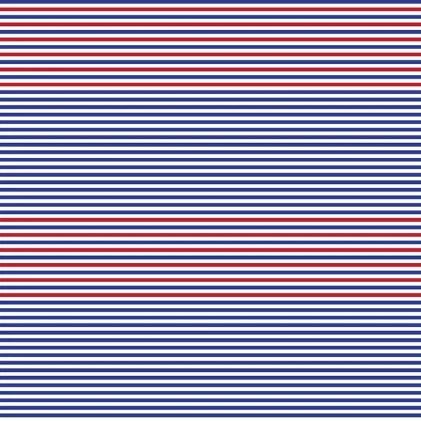 Red Blue Horizontal Striped Seamless Pattern Background Suitable Fashion Textiles — Stock Vector