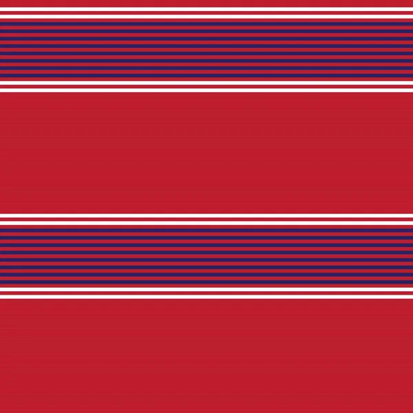 Red Blue Horizontal Striped Seamless Pattern Background 그래픽 — 스톡 벡터