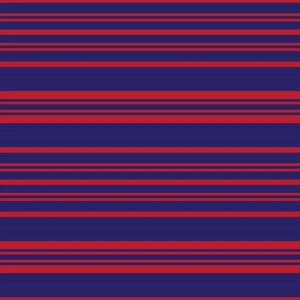 Красный Синий Горизонтальные Полосы Бесшовный Фон Шаблона Подходит Моды Текстиля — стоковый вектор