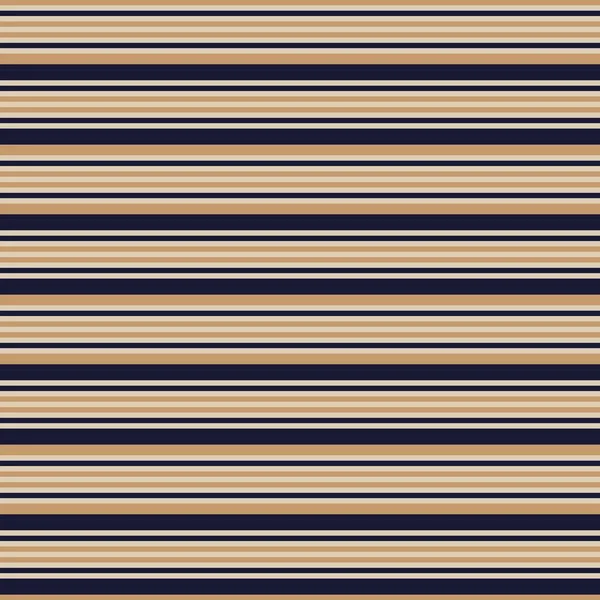 Brown Taupe Horizontal Stripped Seamless Pattern Background 그래픽 — 스톡 벡터