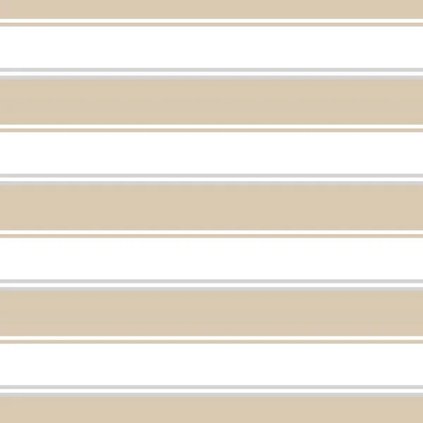 Moda Tekstil Grafikleri Için Uygun Kahverengi Taupe Yatay Çizgili Pürüzsüz — Stok Vektör