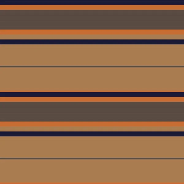 Orange Horisontell Randig Sömlös Mönster Bakgrund Lämplig För Mode Textilier — Stock vektor