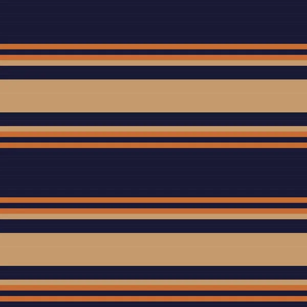 Orange Horizontal Striped Seamless Pattern Background 그래픽 — 스톡 벡터