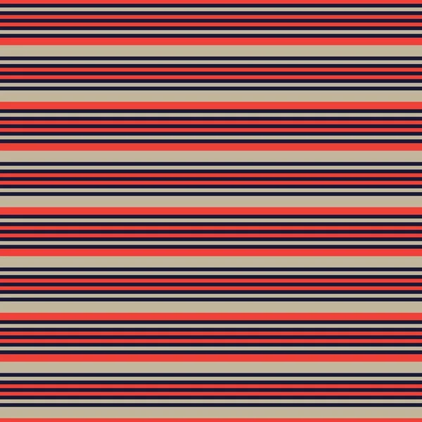 Orange Horizontal Striped Seamless Pattern Background 그래픽 — 스톡 벡터