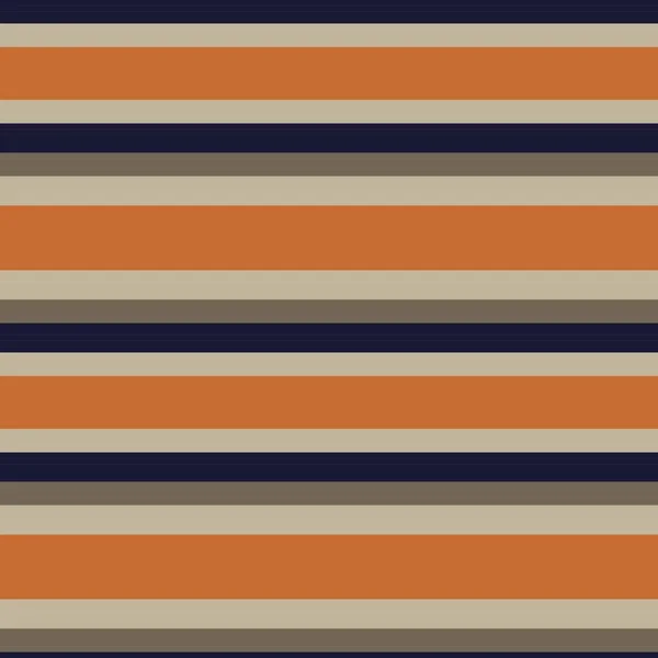 Orange Horizontal Striped Seamless Pattern Background Suitable Fashion Textiles Graphics — Stock Vector