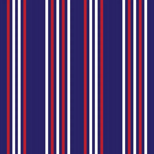 Red Blue Vertical Striped Seamless Pattern Background Suitable Fashion Textiles — Stock Vector