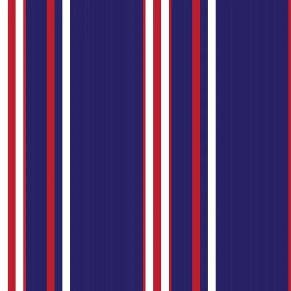 Red Blue Vertical Striped Seamless Pattern Background Suitable Fashion Textiles — Stock Vector