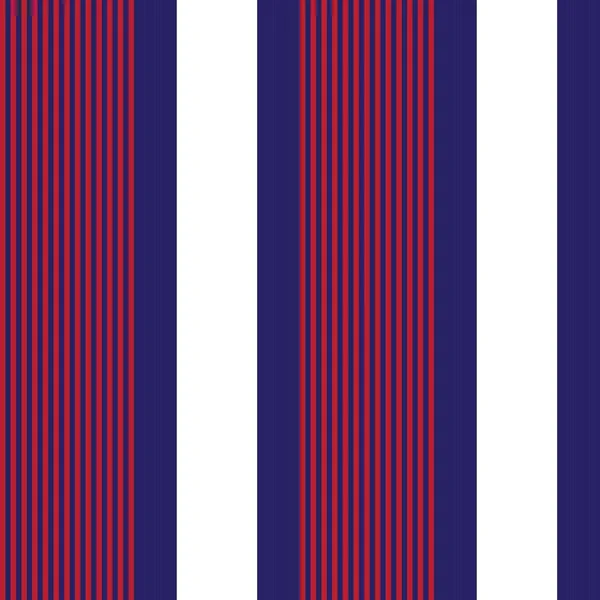 Red Blue Vertical Striped Seamless Pattern Background Suitable Fashion Textiles — Stock Vector