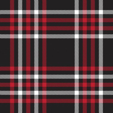 Kırmızı Glen Ekose desenli, moda tekstil ve grafikleri için uygun.