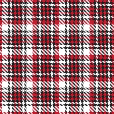 Kırmızı Glen Ekose desenli, moda tekstil ve grafikleri için uygun.