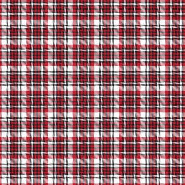Kırmızı Glen Ekose desenli, moda tekstil ve grafikleri için uygun.