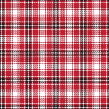 Kırmızı Glen Ekose desenli, moda tekstil ve grafikleri için uygun.