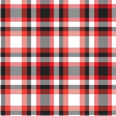 Kırmızı Glen Ekose desenli, moda tekstil ve grafikleri için uygun.