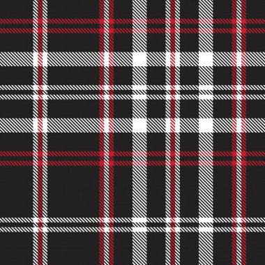 Kırmızı Glen Ekose desenli, moda tekstil ve grafikleri için uygun.