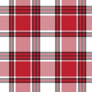 Kırmızı Glen Ekose desenli, moda tekstil ve grafikleri için uygun.