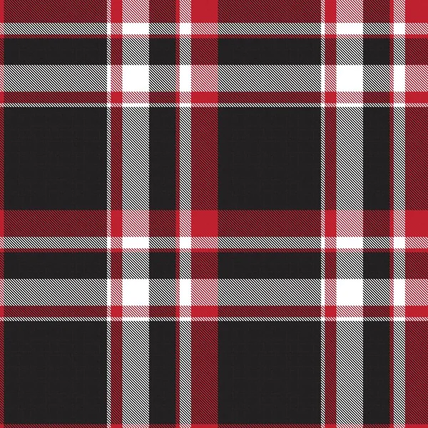 Red Glen Plaid Texturiertes Nahtloses Muster Für Modetextilien Und Grafiken — Stockvektor