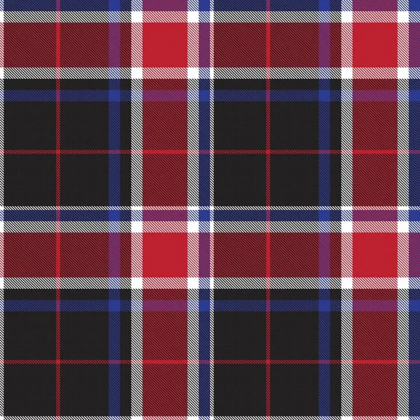 Red Glen Plaid Texture Modello Senza Cuciture Adatto Tessuti Moda — Vettoriale Stock