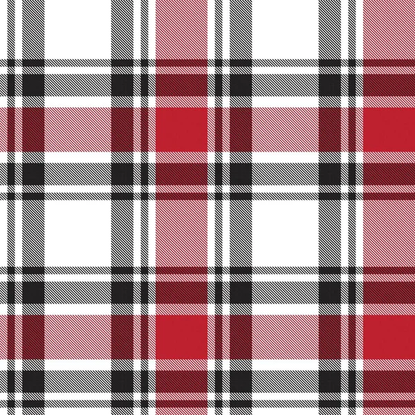 Red Glen Plaid Texturált Zökkenőmentes Minta Alkalmas Divat Textil Grafika — Stock Vector