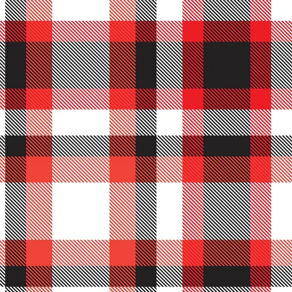 Red Glen Plaid Texturizado Padrão Sem Costura Adequado Para Têxteis — Vetor de Stock