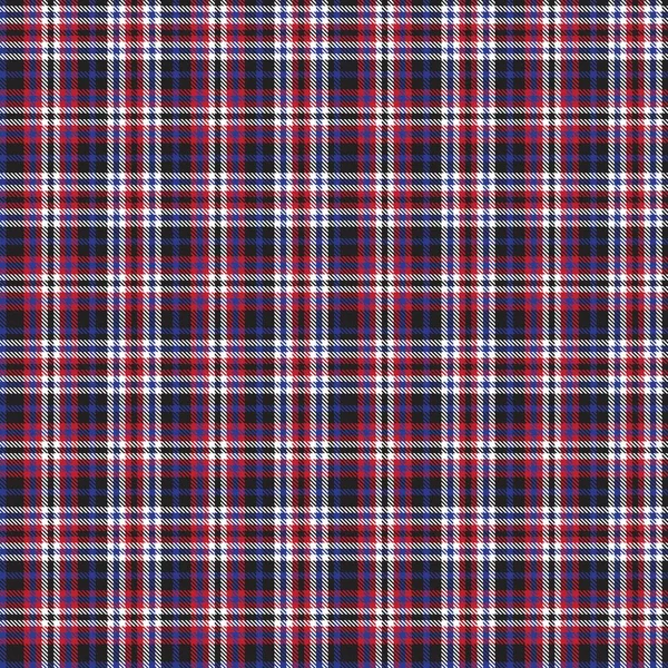 Red Glen Plaid Motif Sans Couture Texturé Adapté Aux Textiles — Image vectorielle