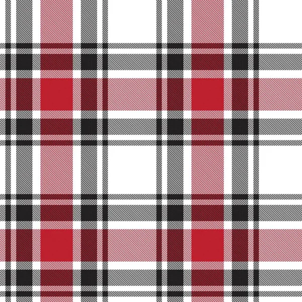 Red Glen Plaid Texturált Zökkenőmentes Minta Alkalmas Divat Textil Grafika — Stock Vector