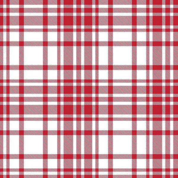 Red Glen Plaid Texture Modello Senza Cuciture Adatto Tessuti Moda — Vettoriale Stock