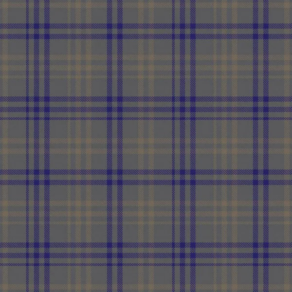 Blue Glen Plaid Texturiertes Nahtloses Muster Für Modetextilien Und Grafiken — Stockvektor