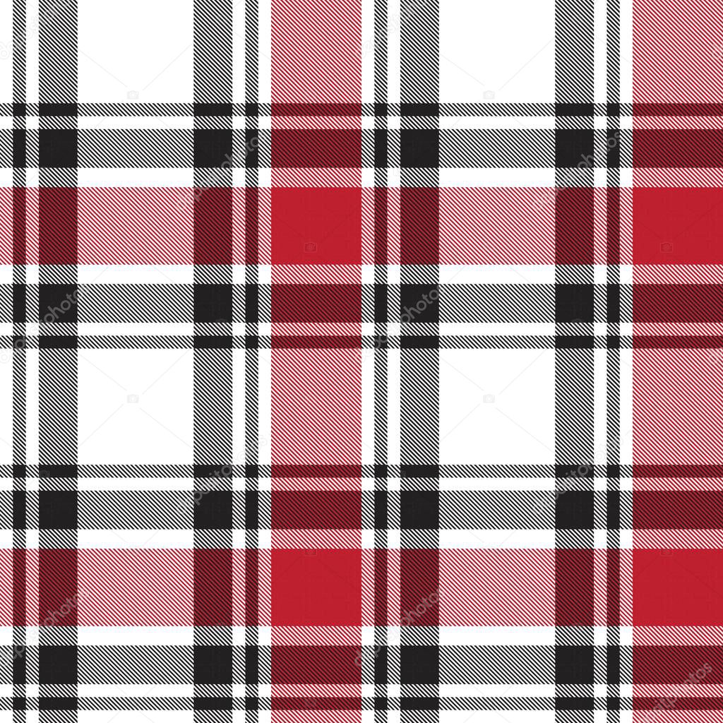 Red Glen Plaid textured seamless pattern suitable for fashion textiles and graphics