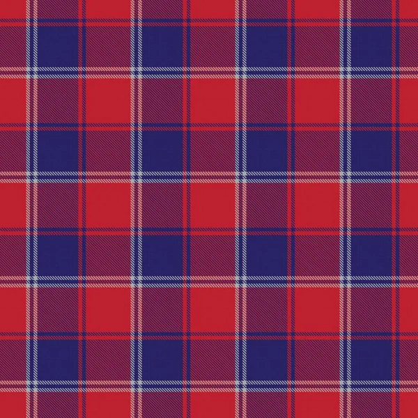 Red Navy Glen Plaid Motif Sans Couture Texturé Adapté Aux — Image vectorielle