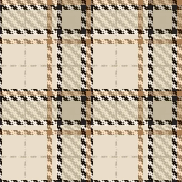 Brown Glen Plaid Texturizado Padrão Sem Costura Adequado Para Têxteis — Vetor de Stock