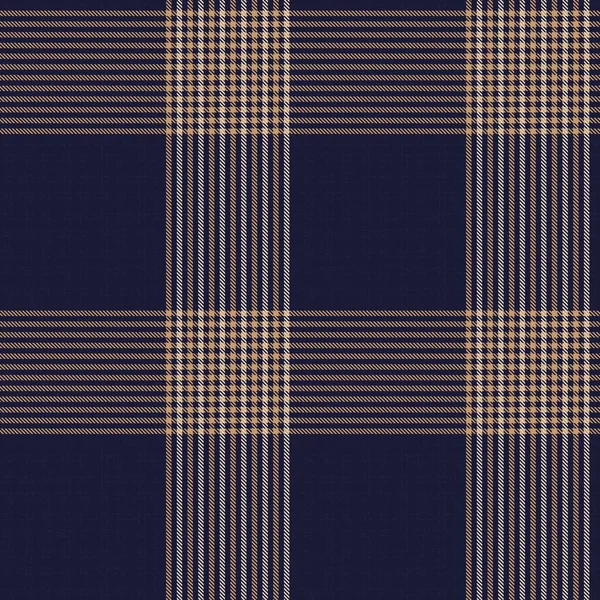 Kahverengi Glen Ekose Desenli Moda Tekstil Grafikleri Için Uygun — Stok Vektör